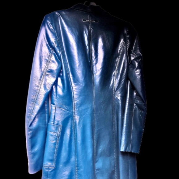 O'2nd Generation Teal LeatherJacket - Picture 4 of 5